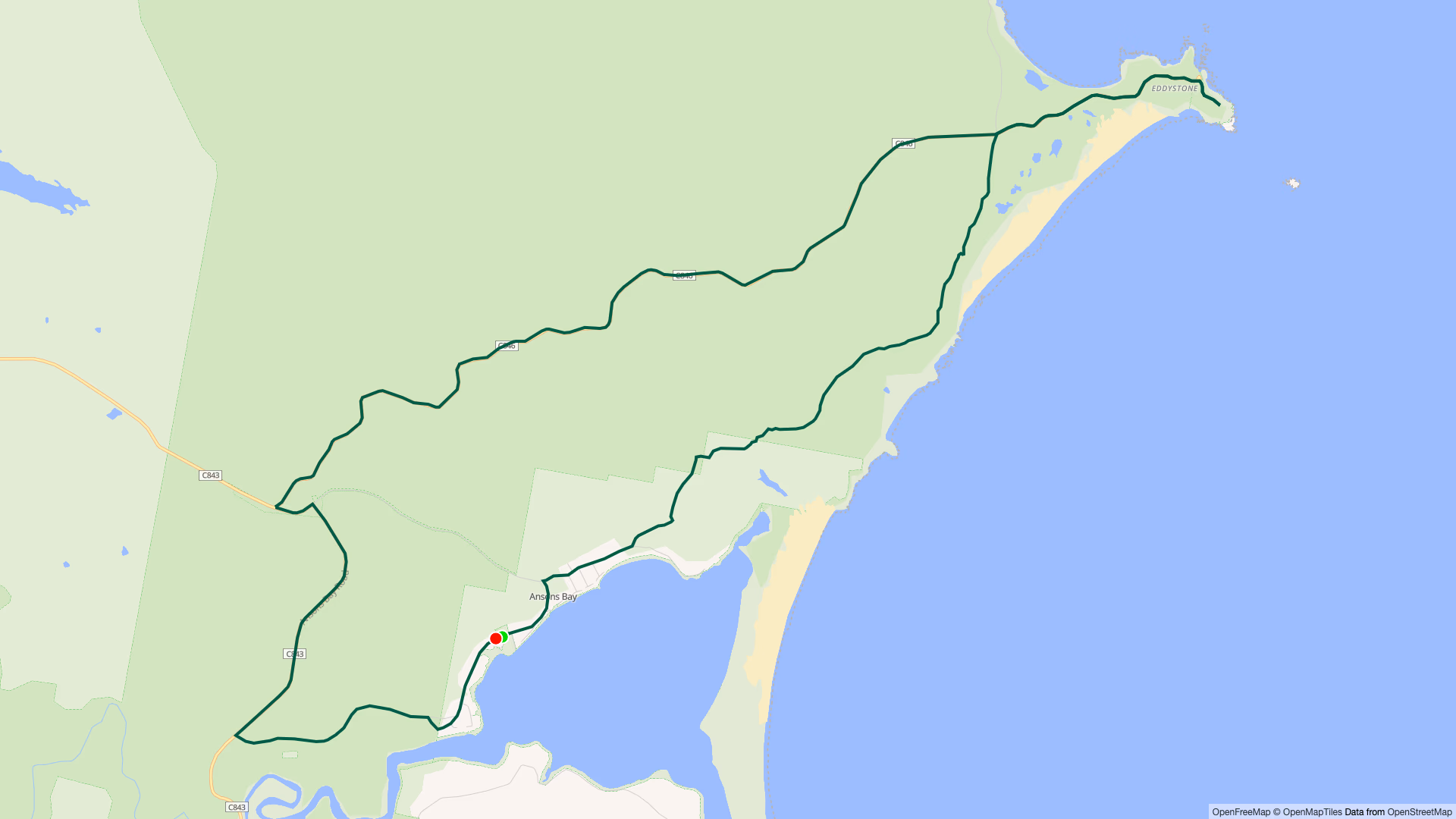 Ansons Bay Adventure Loop