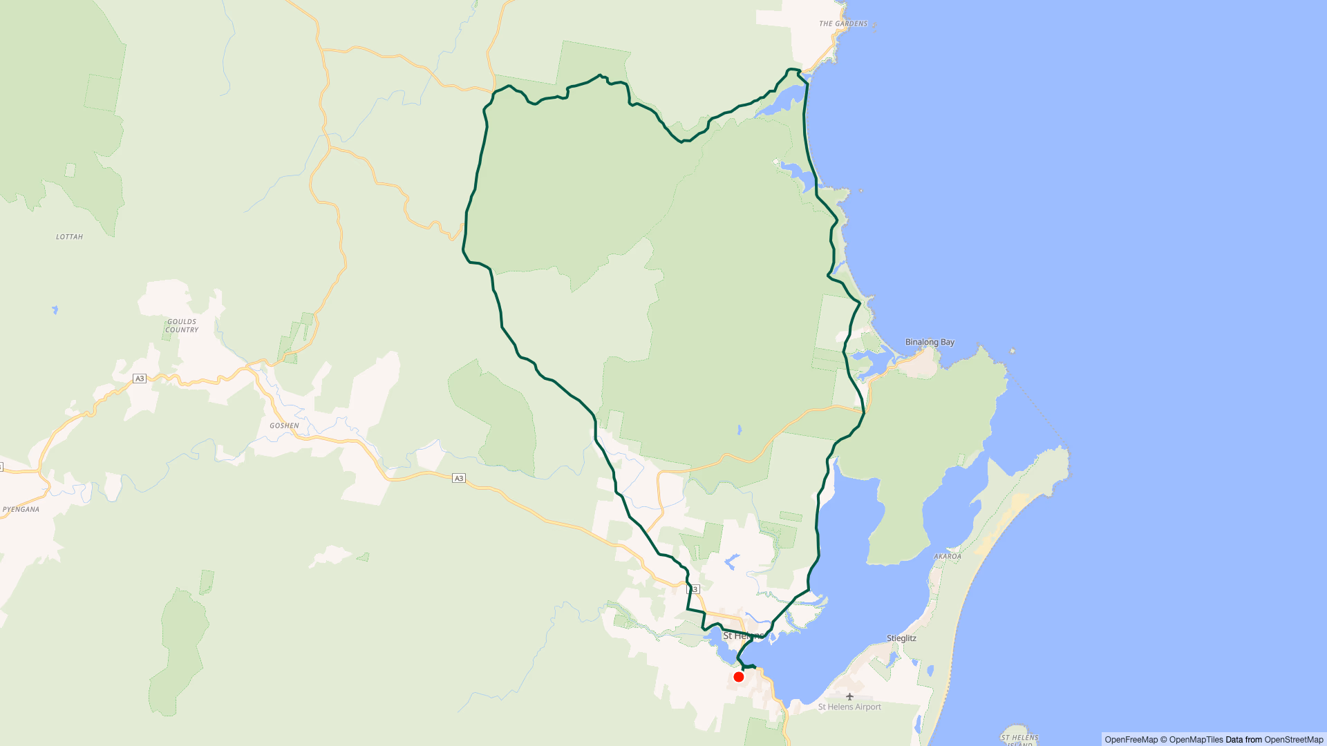 Ansons Rd Bay of Fires