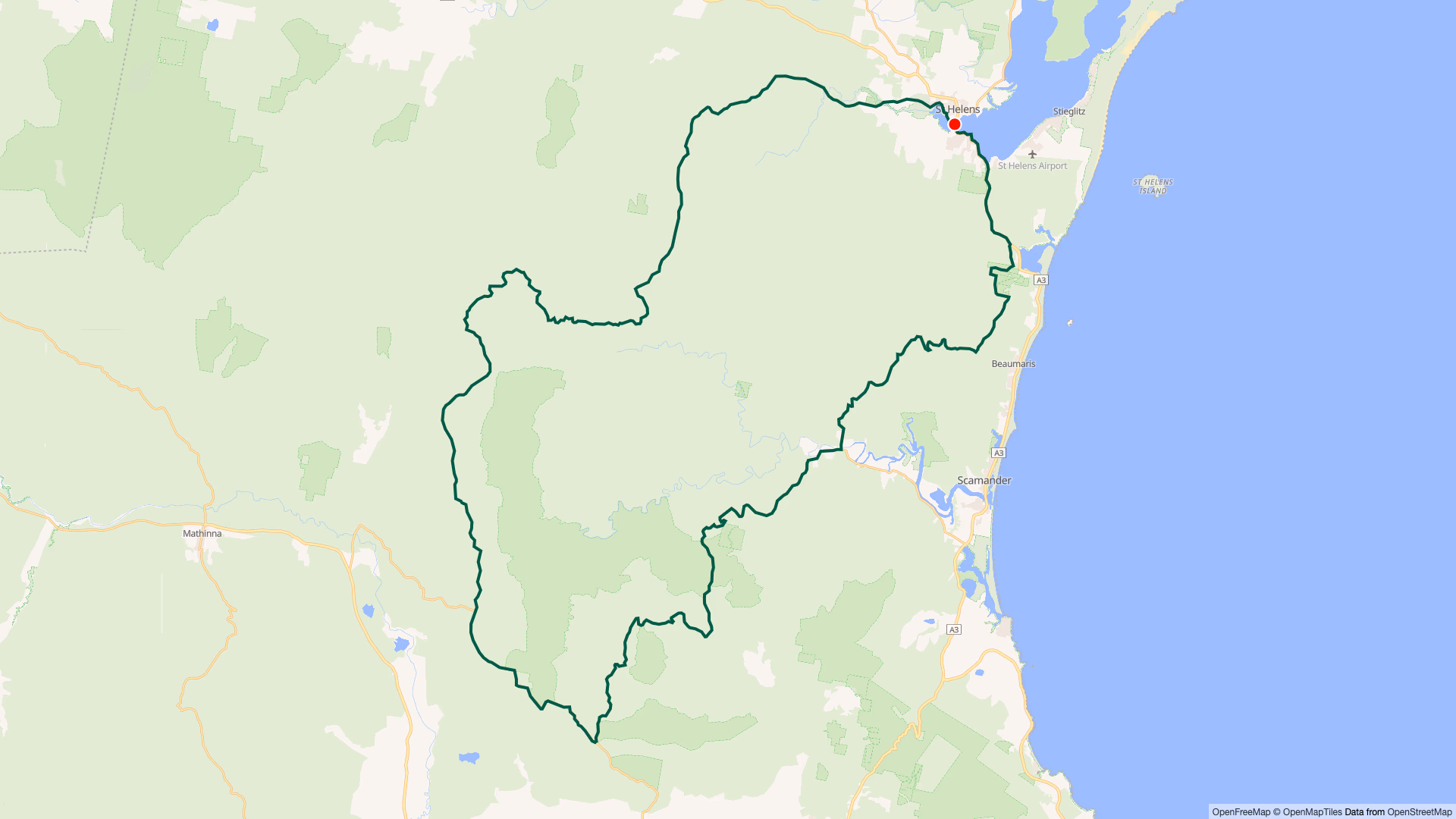 St Helens Gravel 100k Loop